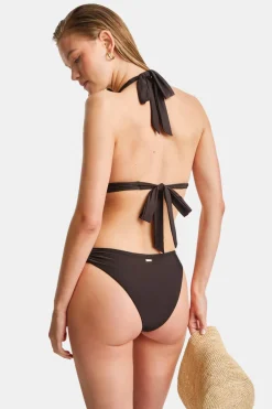 TALA Swimwear*Asymmetric Gold Ring Bikini Bottom -