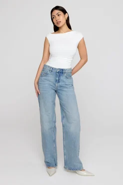 TALA Tops|The Bridal Edit*365 Asymmetric Ruched Side Top -