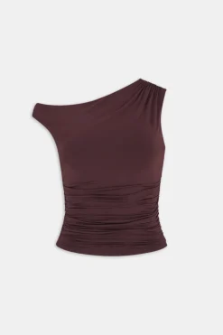 TALA Tops*365 Asymmetric Ruched Side Top -