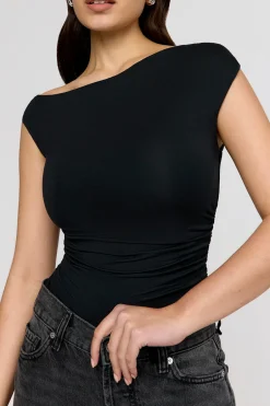 TALA Tops*365 Asymmetric Ruched Side Top -