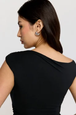 TALA Tops*365 Asymmetric Ruched Side Top -
