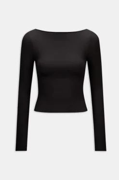 TALA Tops*365 Boat Neck Long Sleeve Top -