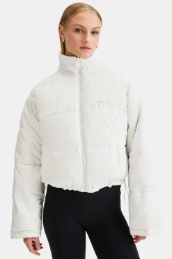 TALA Coats / Jackets*Cocoon T Logo Reversible Puffer Jacket - Coconut Milk
