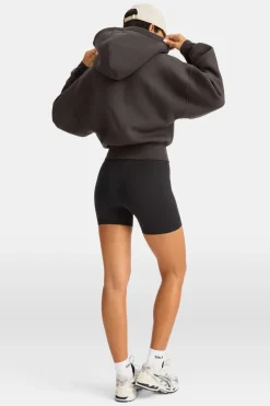 TALA Loungewear|Hoodies / Sweats*Cocoon Zip Through Hoodie - Americano