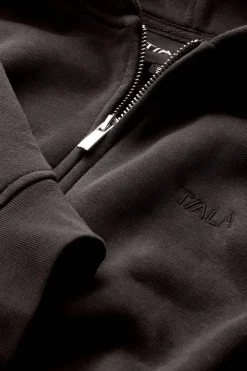 TALA Loungewear|Hoodies / Sweats*Cocoon Zip Through Hoodie - Americano