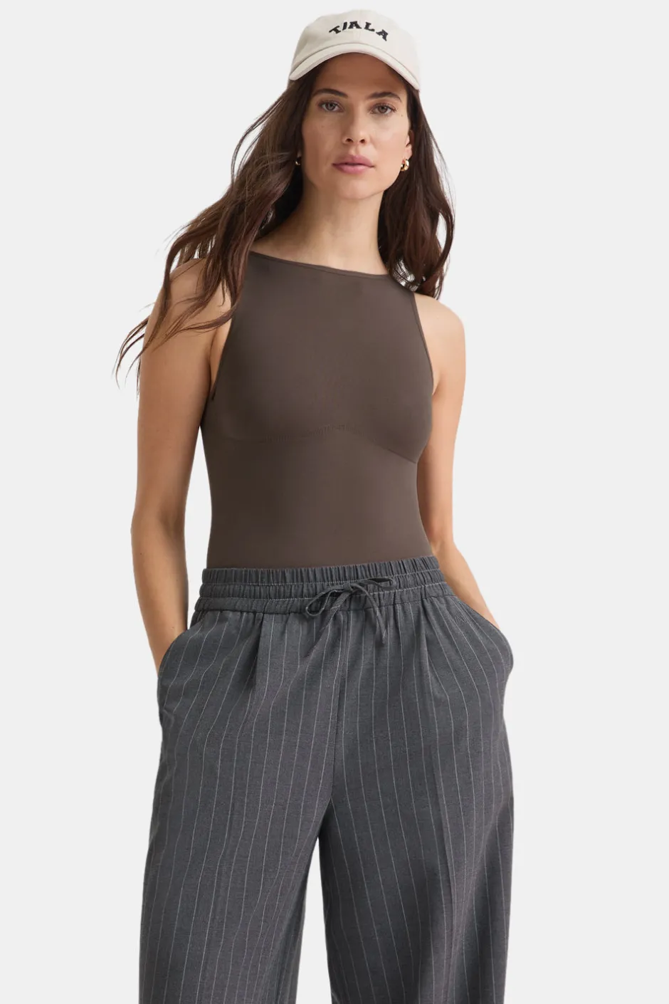 TALA Bodysuits|Tops*365 Contour Boat Neck Bodysuit -
