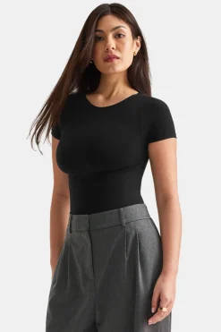 TALA Bodysuits|Tops*365 Contour Crew Neck Bodysuit -