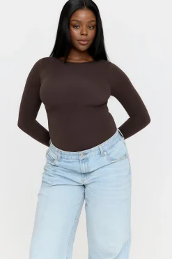 TALA Bodysuits|Tops*365 Contour Long Sleeve Shaping Bodysuit -