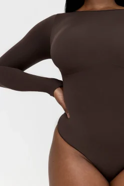 TALA Bodysuits|Tops*365 Contour Long Sleeve Shaping Bodysuit -