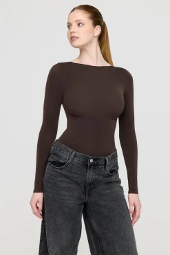 TALA Bodysuits|Tops*365 Contour Long Sleeve Shaping Bodysuit -