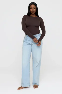 TALA Bodysuits|Tops*365 Contour Long Sleeve Shaping Bodysuit -