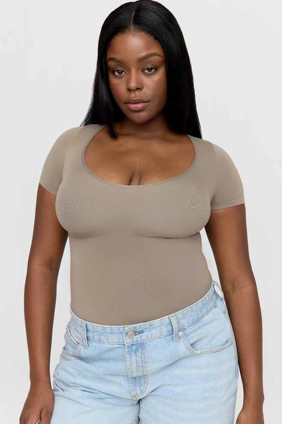 TALA Tops|Bodysuits*365 Contour Short Sleeve Bodysuit -