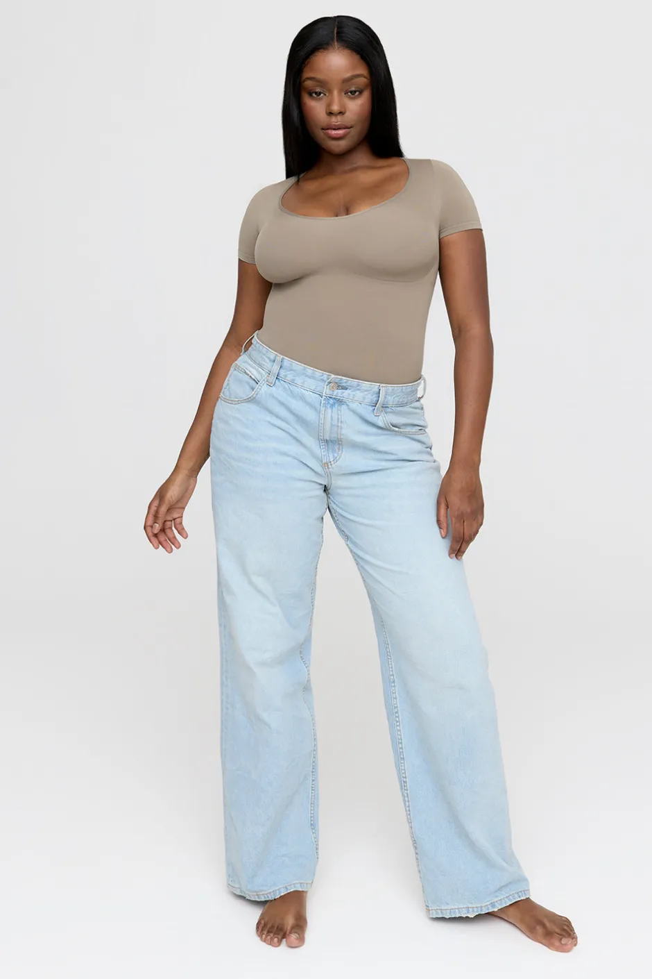 TALA Tops|Bodysuits*365 Contour Short Sleeve Bodysuit -