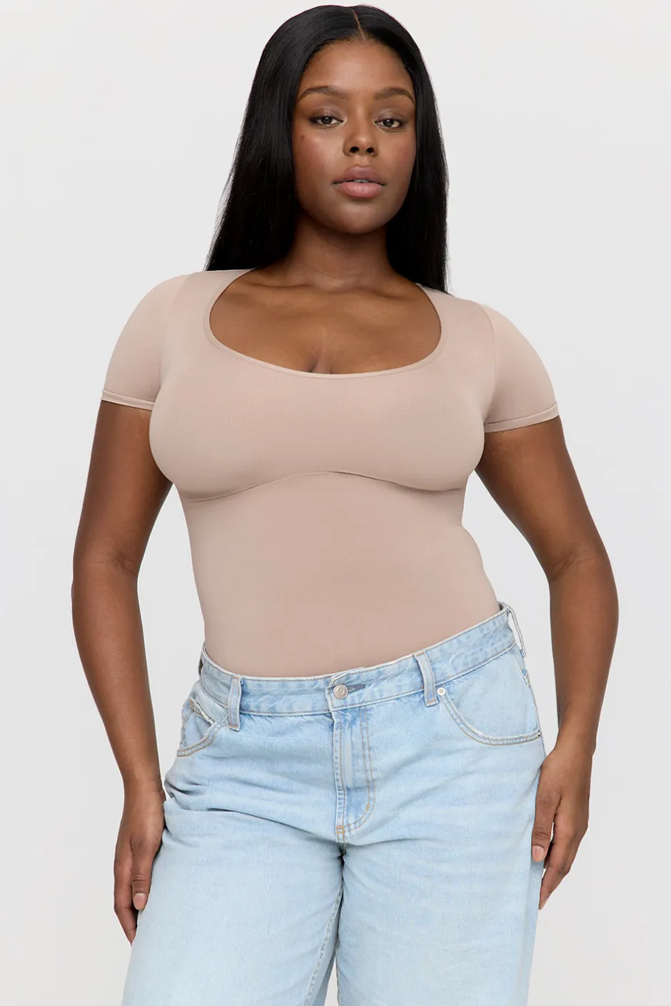 TALA Bodysuits|Tops*365 Contour Short Sleeve Bodysuit -