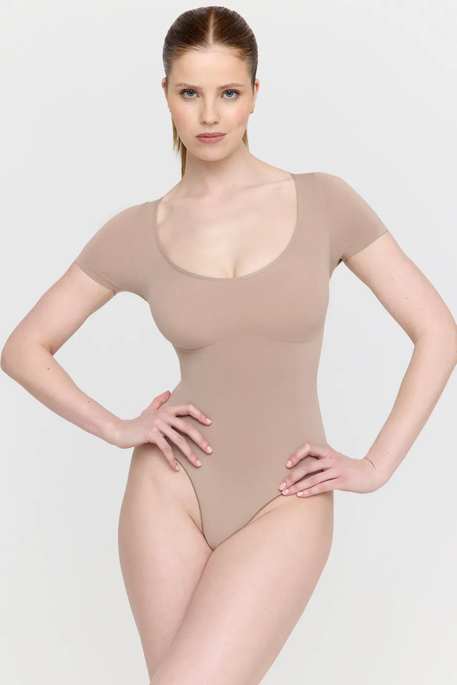 TALA Bodysuits|Tops*365 Contour Short Sleeve Bodysuit -