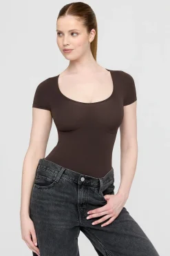 TALA Bodysuits|Tops*365 Contour Short Sleeve Shaping Bodysuit -