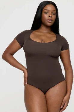 TALA Bodysuits|Tops*365 Contour Short Sleeve Shaping Bodysuit -