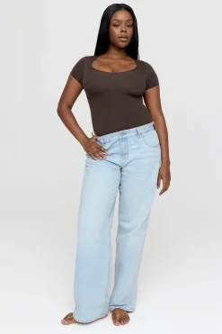 TALA Bodysuits|Tops*365 Contour Short Sleeve Shaping Bodysuit -