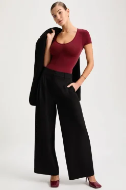 TALA Bodysuits|Tops*365 Contour Short Sleeve Shaping Bodysuit -