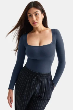 TALA Bodysuits|Tops*365 Contour Square Neck Bodysuit -