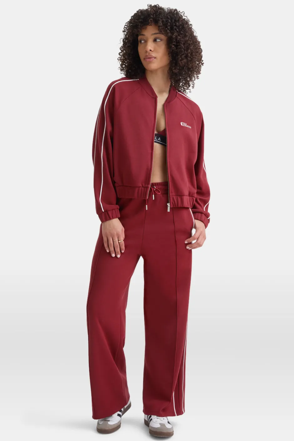 TALA Coats / Jackets*Contrast Piping Track Jacket -