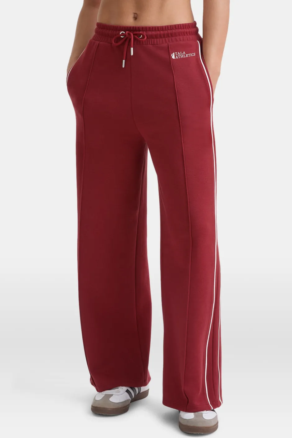 TALA Trousers|Joggers*Contrast Piping Track Pant -