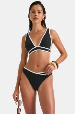 TALA Swimwear*Contrast Plunge Bikini Top -