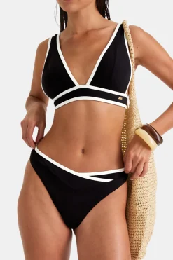 TALA Swimwear*Contrast Wrap Waist Bikini Bottom -