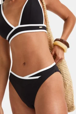 TALA Swimwear*Contrast Wrap Waist Bikini Bottom -