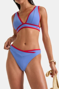 TALA Swimwear*Contrast Wrap Waist Bikini Bottom -