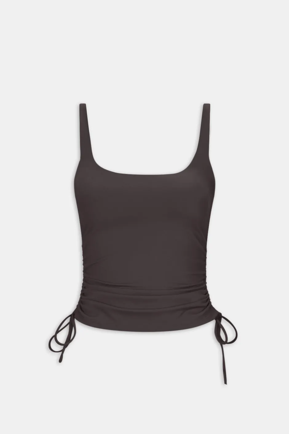 TALA Coffee Dates|Yoga / Pilates*DayFlex Adjustable Side Tie Vest - Cool Espresso