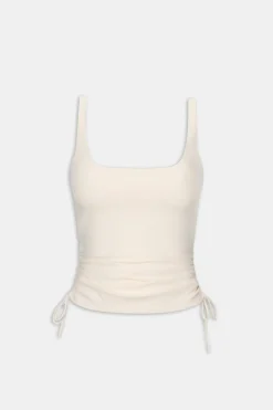 TALA Coffee Dates|Yoga / Pilates*DayFlex Adjustable Side Tie Vest - Buttermilk