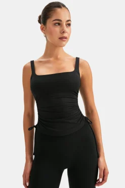 TALA Coffee Dates|Yoga / Pilates*DayFlex Adjustable Side Tie Vest - Shadow
