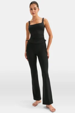 TALA Coffee Dates|Yoga / Pilates*DayFlex Adjustable Side Tie Vest - Shadow