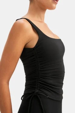 TALA Coffee Dates|Yoga / Pilates*DayFlex Adjustable Side Tie Vest - Shadow