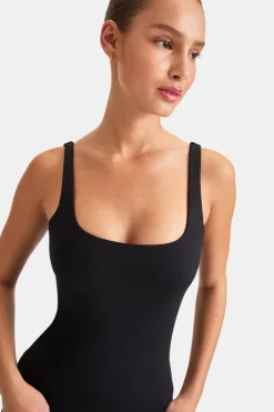 TALA Coffee Dates|Yoga / Pilates*DayFlex Built-In Support Essential Square Neck Vest - Shadow