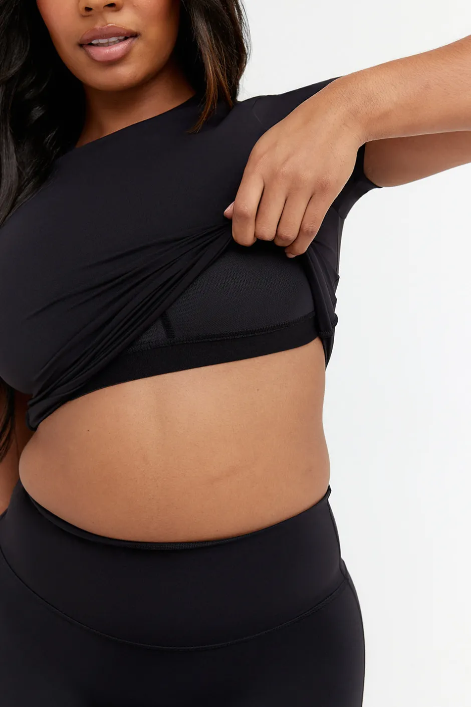 TALA Coffee Dates|Yoga / Pilates*DayFlex Built-In Support Essential T-Shirt - Shadow