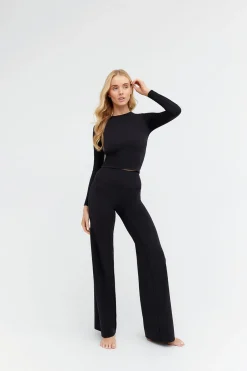 TALA Coffee Dates|Yoga / Pilates*DayFlex Built-In Support Essential Long Sleeve Top - Shadow