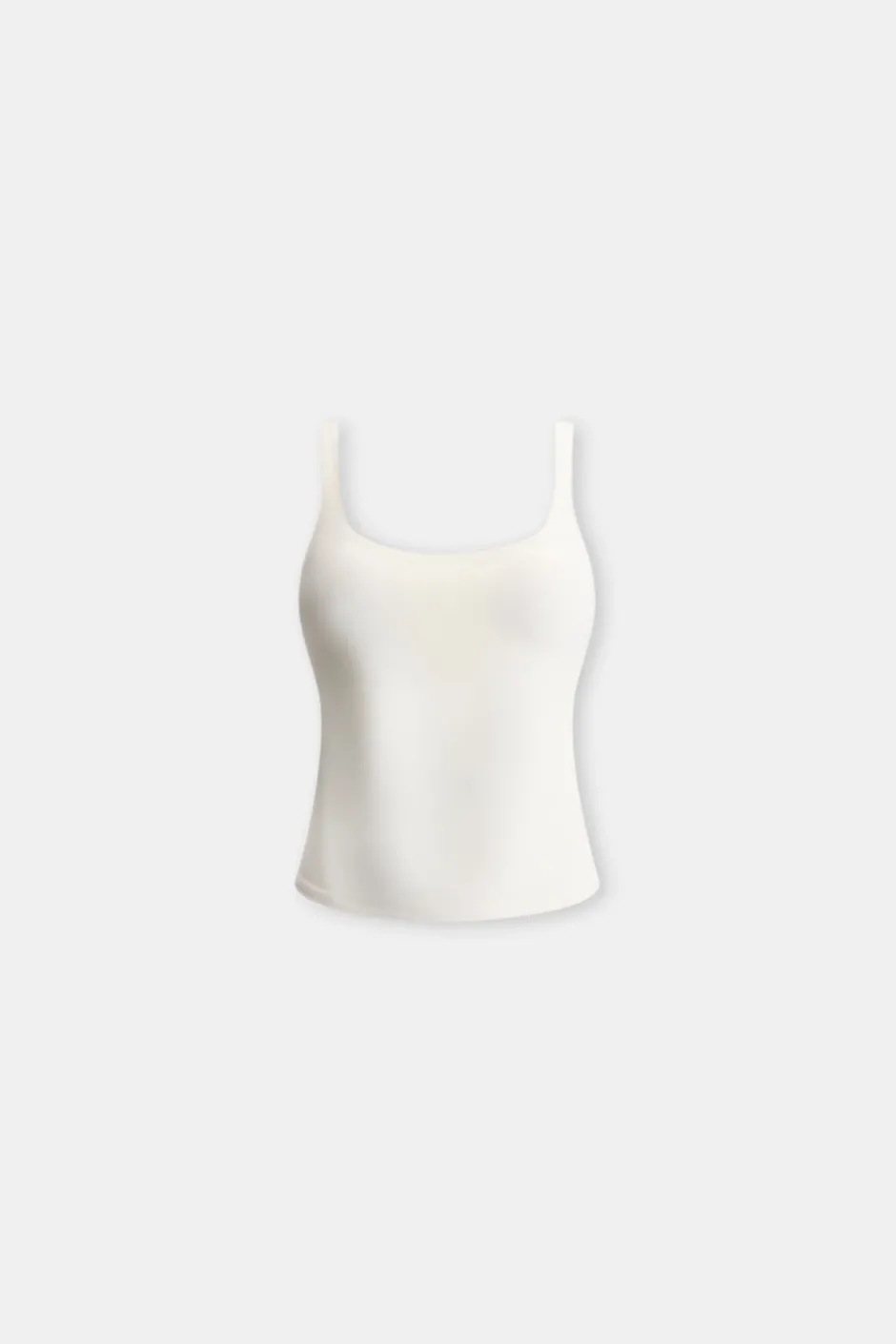 TALA Coffee Dates|Yoga / Pilates*DayFlex Built-In Support Essential Square Neck Vest - Ivory