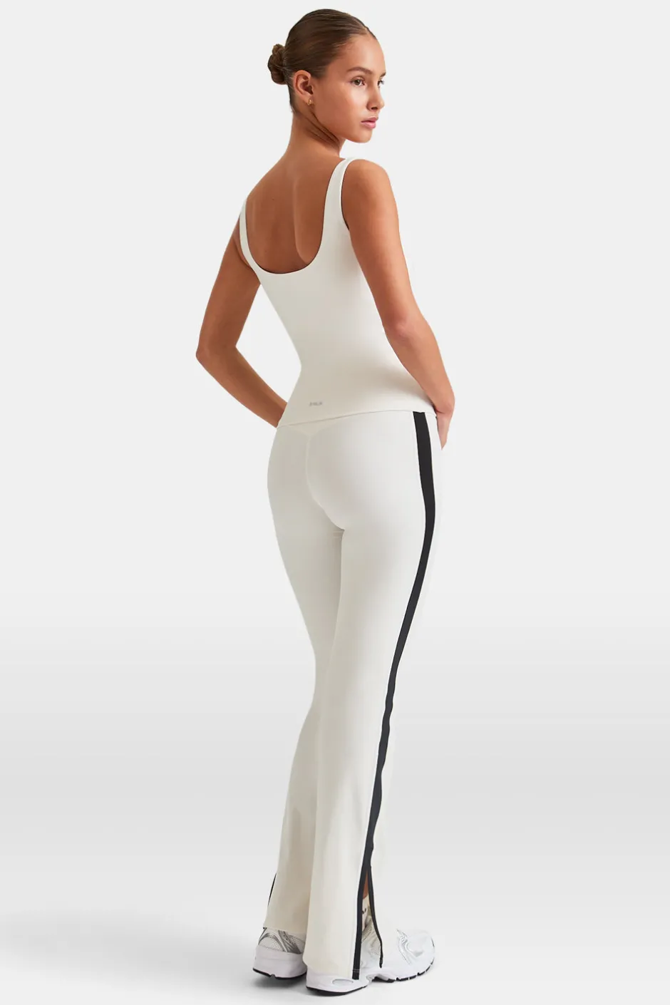 TALA Coffee Dates|Yoga / Pilates*DayFlex Built-In Support Essential Square Neck Vest - Ivory