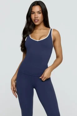 TALA Coffee Dates|Yoga / Pilates*DayFlex Built-In Support Plunge Neck Vest -