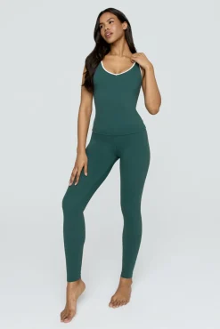TALA Coffee Dates|Yoga / Pilates*DayFlex Built-In Support Plunge Neck Vest -