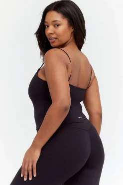 TALA Coffee Dates|Yoga / Pilates*DayFlex Built-In Support Spaghetti Strap Cami Tank - Shadow