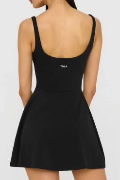 TALA Coffee Dates|Tennis / Padel*DayFlex Built-In Support Square Neck Active Dress - Shadow