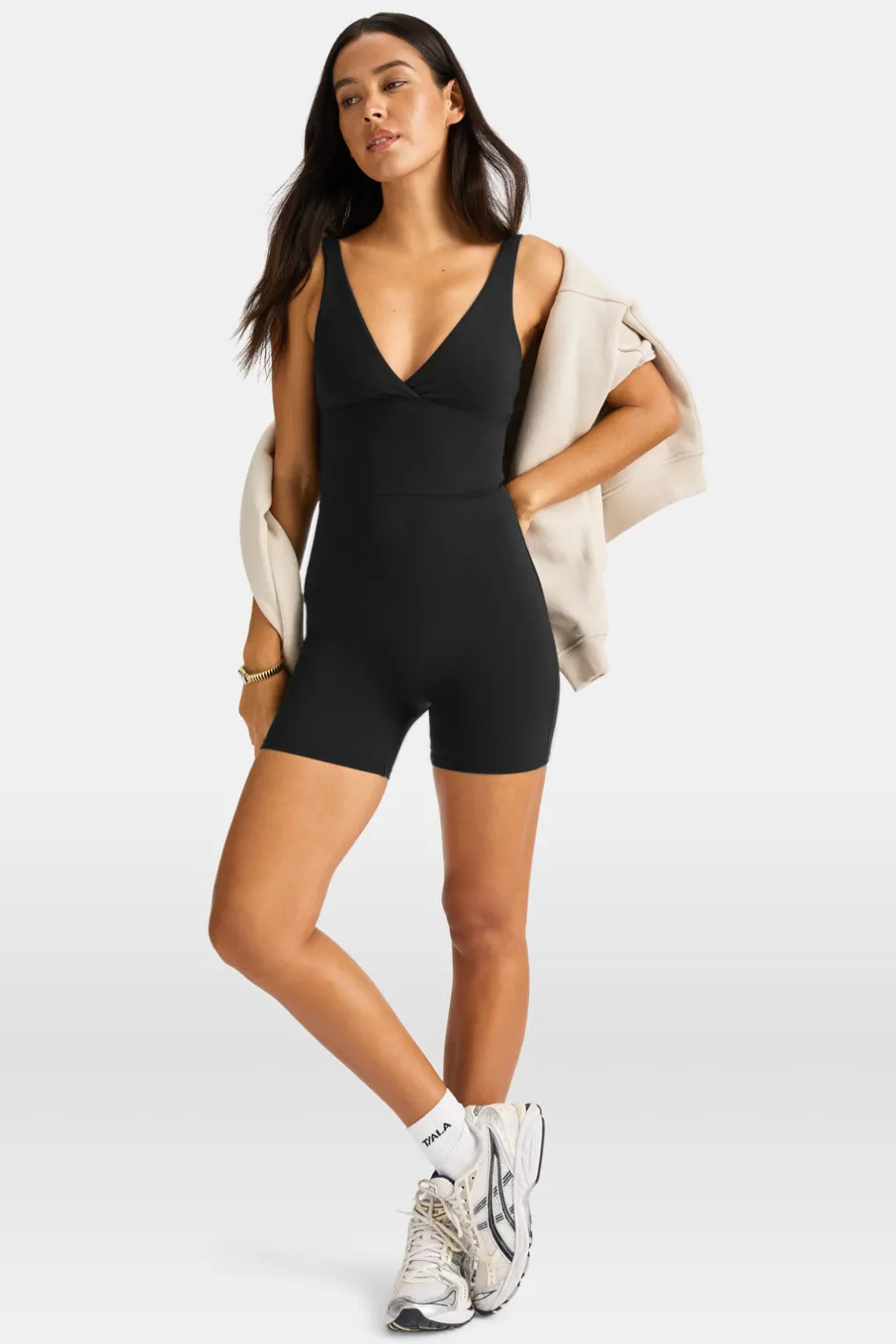 TALA Coffee Dates|Yoga / Pilates*DayFlex Built-In Support V Neck Unitard -