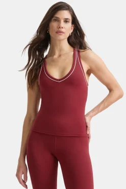 TALA Coffee Dates|Tennis / Padel*DayFlex Built-In Support V Neck Racer Vest -