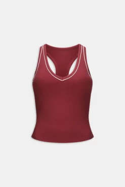 TALA Coffee Dates|Tennis / Padel*DayFlex Built-In Support V Neck Racer Vest -