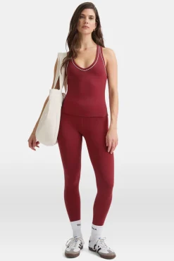 TALA Coffee Dates|Tennis / Padel*DayFlex Built-In Support V Neck Racer Vest -