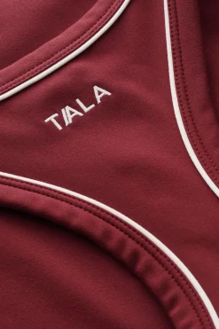 TALA Coffee Dates|Tennis / Padel*DayFlex Built-In Support V Neck Racer Vest -