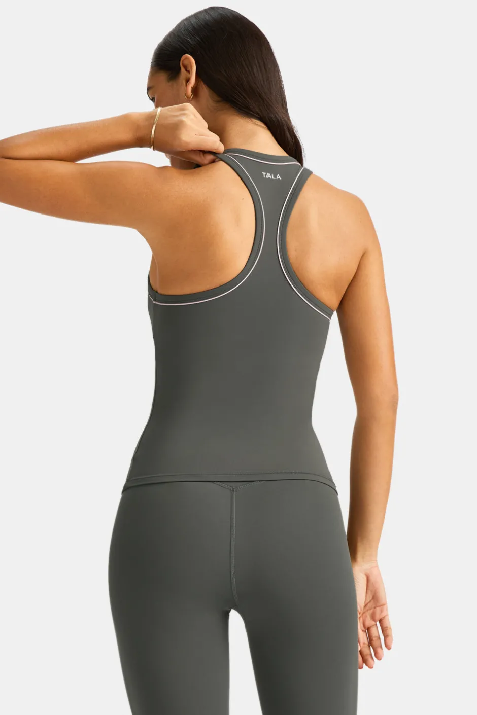 TALA Coffee Dates|Tennis / Padel*DayFlex Built-In Support V Neck Racer Vest -
